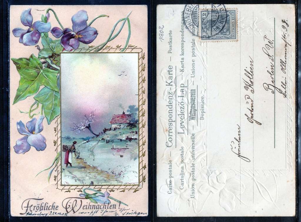 Vintage German Empire postcard, 1900s